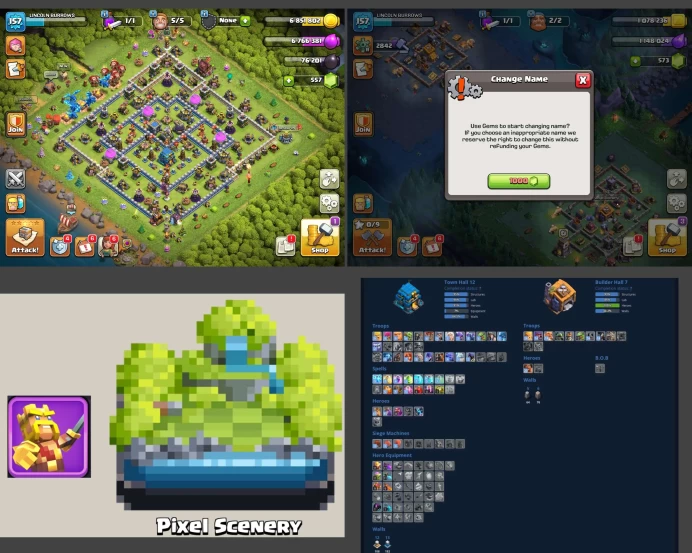 ■TH:12 (+90%) ■Heroes: 65 Q65 P30 W34 ■Skins:2 ■SW:1190 ■BH:7 ■Full Access ■Instant Delivery ■A6242