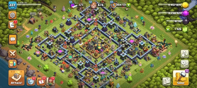 Th 14 Max| LVL 227 | Medal League 117 | Heroes 78 76 53 53 26