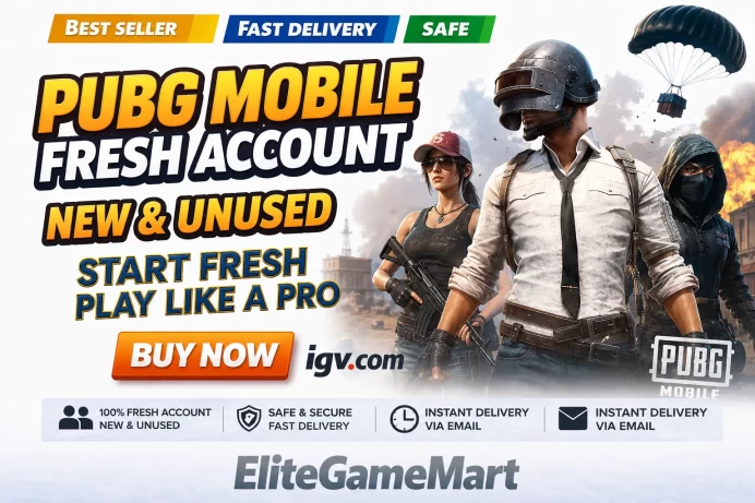 • Fresh PUBG Mobile Accounts • No KD • No RP • No Ban Risk • Instant Delivery •