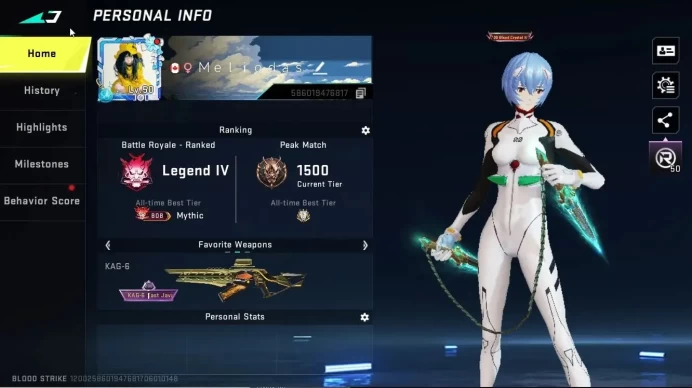ASIA|ETERNAL[KRAKEN,MELEE Chainblade,M700,AUG Lv5,SPEAR Lv3,M82 Lv4,KAG6,DEagle]|MANY Collab [7DS,BLEACH,EVA,TR]|NetEase|BLS4691