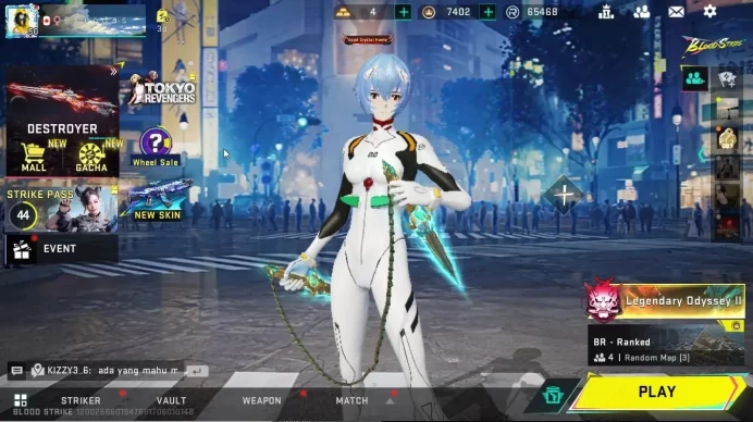 ASIA|ETERNAL[KRAKEN,MELEE Chainblade,M700,AUG Lv5,SPEAR Lv3,M82 Lv4,KAG6,DEagle]|MANY Collab [7DS,BLEACH,EVA,TR]|NetEase|BLS4691