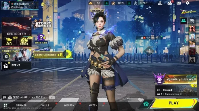Asia|ETERNAL [MP5 Lv 4,DEagle]|Collab BLEACH[Byakuya,Toshiro,Zanpakuto,UZI]+TR [Takemichi]+7DS|LMT [KAINDRA,RPK]|NetEase|BLS4694