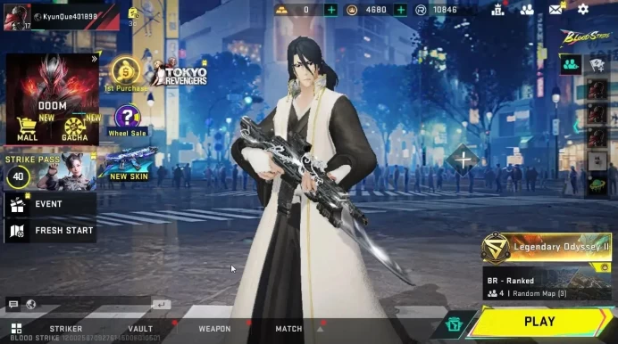 ASIA|Collab TR [MCX-The Worst]+BLEACH Byakuya|ULTRA [ETHAN-Raid Mask]|Legendary [M4A1,INP9,VSS]|NetEase(BLS4698)