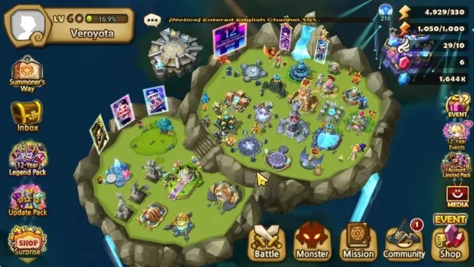 GLOBAL Lv 60|1 LD[Veronica]|20 Total NB5[Ereshion,Haegang,Tiana,Riley,Etc]+44 6*Monster|All Farm|2 Island|Hive|Check SS(SWR1238)