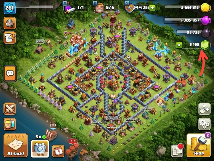 5K GEMS - 7 EPICS HAVE - TH:16 - Lvl:261 - BK:90 - AQ:94 - PC:72 - GW:66 - RC:40 - FULL ACCESS 