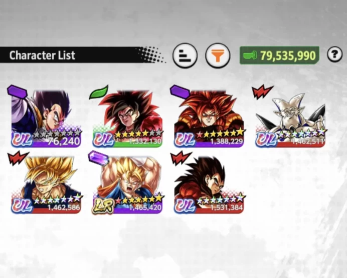 B198-IOS+Android-Vip Team GT-UL(SS4 Vegeta Full Red Star+SS4 Goku+SS4 Gogeta)+LR Super Vegito+37 Legends+Vip Equipment+Good Zenkai+SS4 Goku Zenk