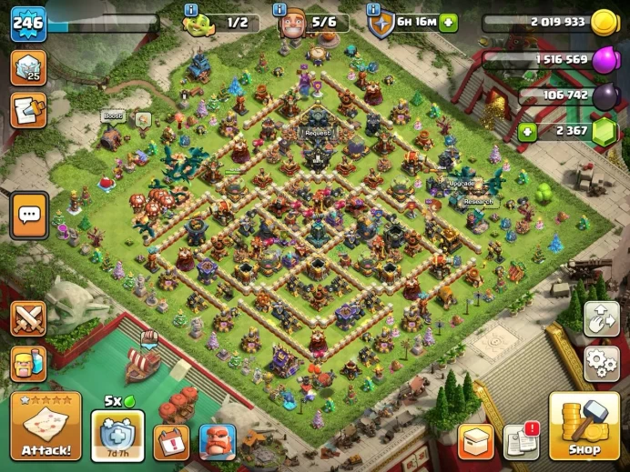 Local (USA) - TH:17 - Lvl:246 - BK:96 - AQ:95 - PC:79 - GW:71 - RC:50 - FULL ACCESS