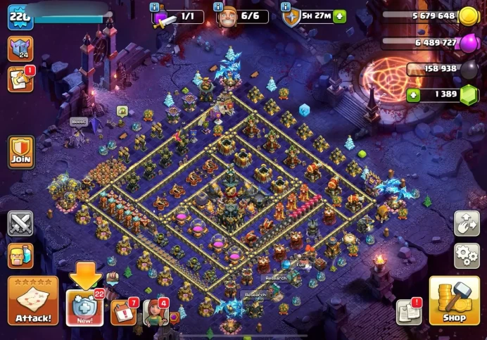 4 HERO MAX - - TH:17 - Lvl:220 - BK:100 - AQ:100- PC:71 - GW:75- RC:50- FULL ACCESS 