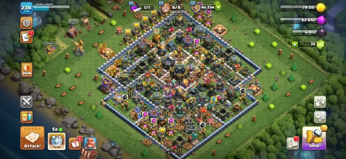 Town hall 17 Xp 234, 11 equipment epic, C6330