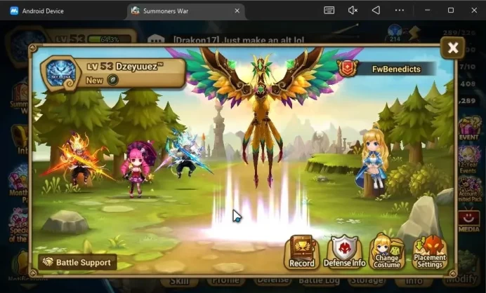 GLOBAL Lv 53|1 LD[Dyeus]|19 Total NB5[Jeogun,Mephisto,Riley,Verad,Etc]+46 6*Monsters|All Farm|2 Islands|Hive|Check SS(SWR1388)