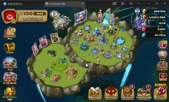 GLOBAL Lv100|1 LD[Grogen]|20 Total NB5[Layla,Adriana,Feng Yan,Chow,Etc]+28 6*Monsters|All Farm|2 Islands|Hive|Check SS(SWR1383)
