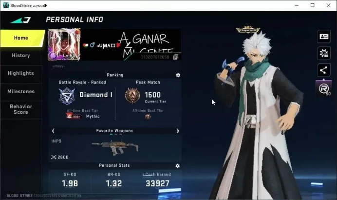 ASIA|Collab BLEACH[Toshiro,Byakuya,Melee Zanpakuto,Uzi]|Melee ULTRA Shuriken|22 ULTRA|Many Collabs|4 Limited|NetEase(BLS4705)