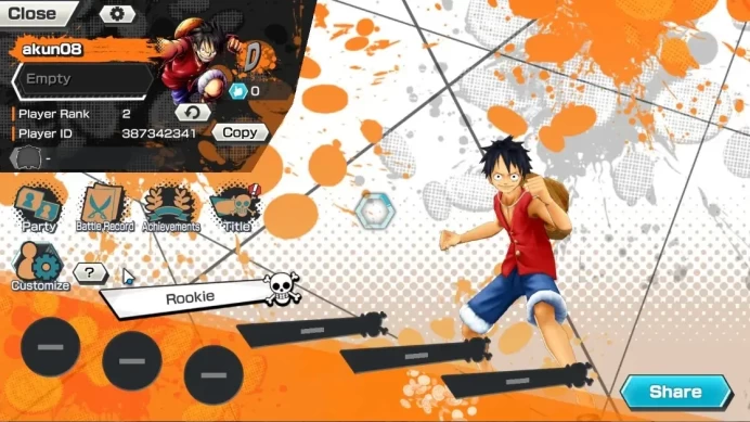 Global| Starter|1 EX (Legendary Hero Monkey D.Garp)|Rank 2|Android Only|Bandai|Check(OPBR2383)