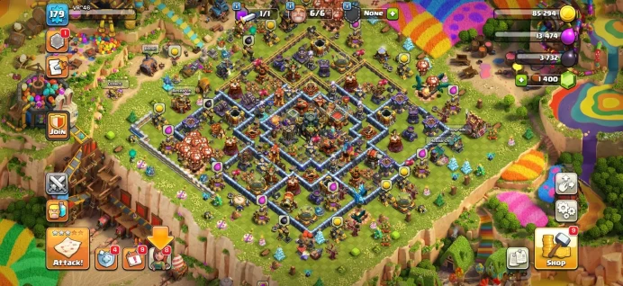 Town hall 17 Xp 179, 9 equipment epic, 1000 medals cwl, C6336
