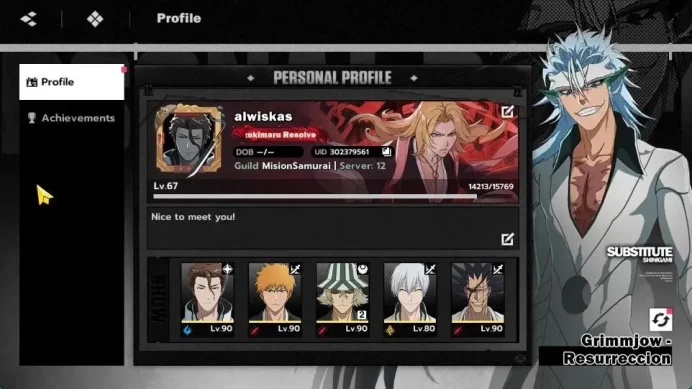 NuverseSEA|LV 67|12 SSR [(Ichig,UrahB2,Aizen,Byaku,Kenpachi,Toshiro,Tosen)+Stamp,Grimjow,Gin,YoruB1]|7 Sign|Log Google|(BSR1179)