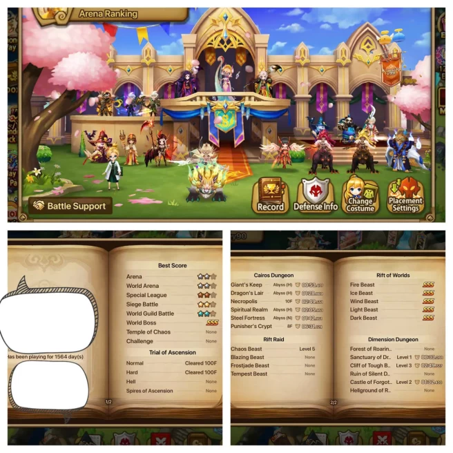 ASIA2965 |  151 6* Monster | 25000 Crystal | 57 NAT5 |  Celia(L) Narsha(L) & Mookwol(D) 