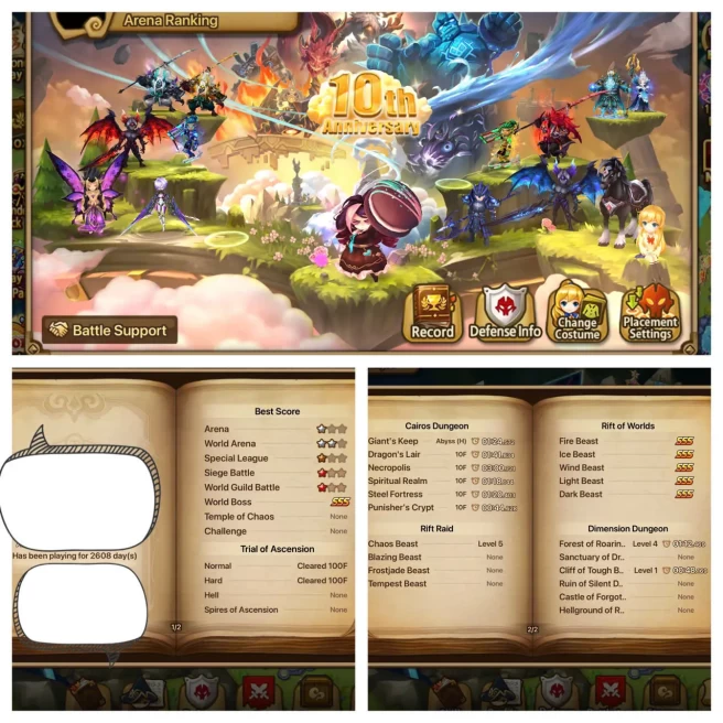 ASIA3269 | 118 6* Monster | 31000 Crystal | 60 NAT5 |  Destiny(D) & 2DL