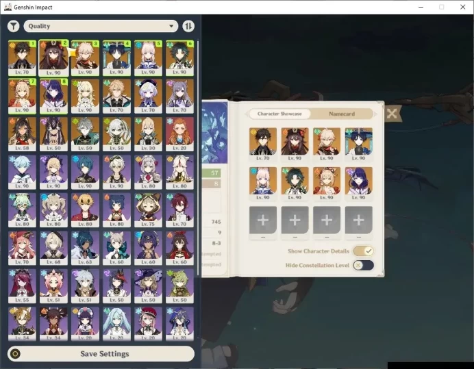 ASIA|AR 57|11 Limited+6(*5Wep)|(Hu Tao,Xiao)+Sign,Ameer C1,Zhongli,Kazuha,Kokomi,Raiden,Varka,Cyno,Etc|Mc Female|CheckSS|GI6694
