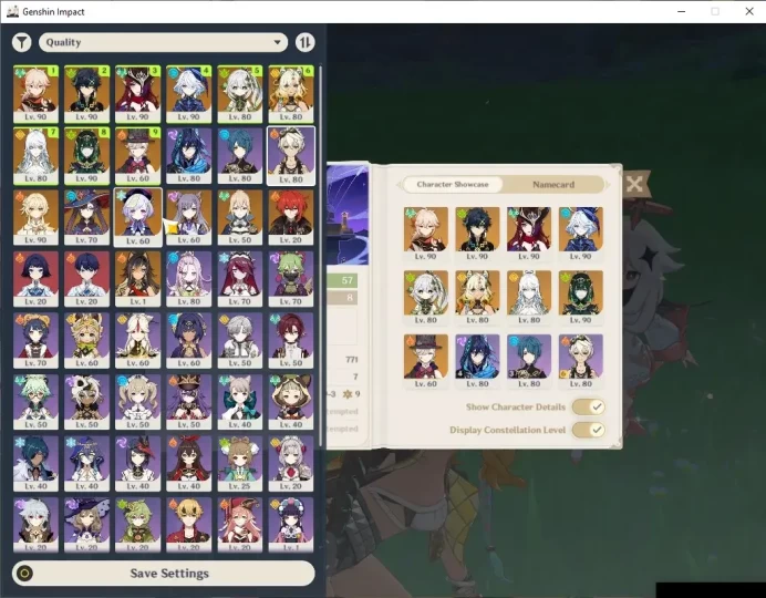 ASIA|AR 57|9 Limited+5(*5Wep)|Zibai,Xilonen,Nefer,Nahida,Furina,Kazuha,Chasca,Kinich|Mc Female|ReoniON|TakeMail|CheckSS(GI6698)