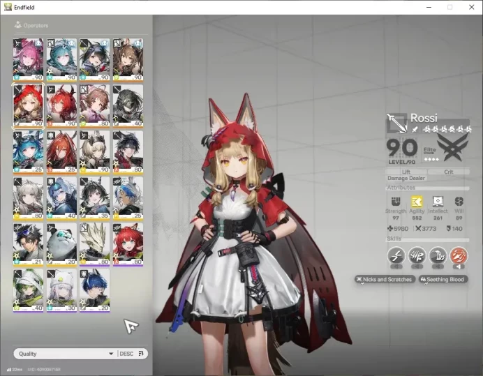ASIA|ReadyGacha|Lv60|Oro 29K|8SSR(5Limit)+18*6WEP|[LaevatainP1,Gilberta,YvoneP1]+sign,Rossi,Tangtang|Gryphlink|TakeMail|END1947