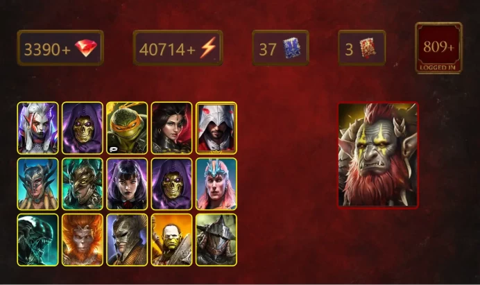 [STARTER]Gizmak+Wallmaster Othorion+Visix+Skeletor+Michelangelo+Adelyn+Ezio Auditore+Scyl+Leminisi the Gold-Wing+Alice+41Epics
