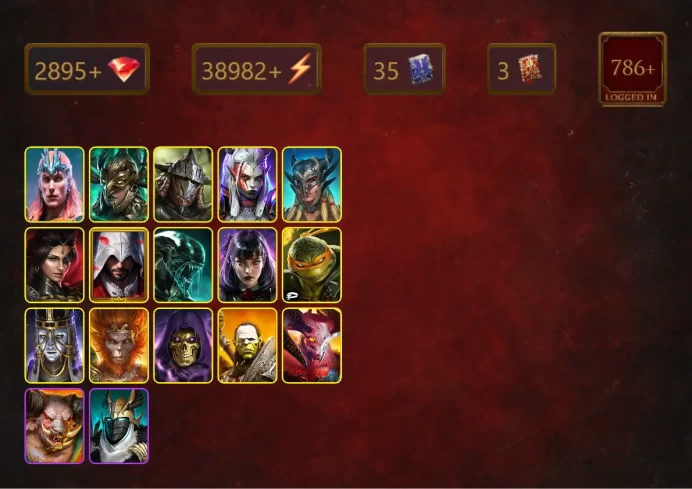 [STARTER]Mortu-Macaab+Ankora+Loki+Leminisi the Gold-Wing+Rathalos+Visix+Scyl+Adelyn+Ezio Auditore+Xenomorph+Alice+37Epics