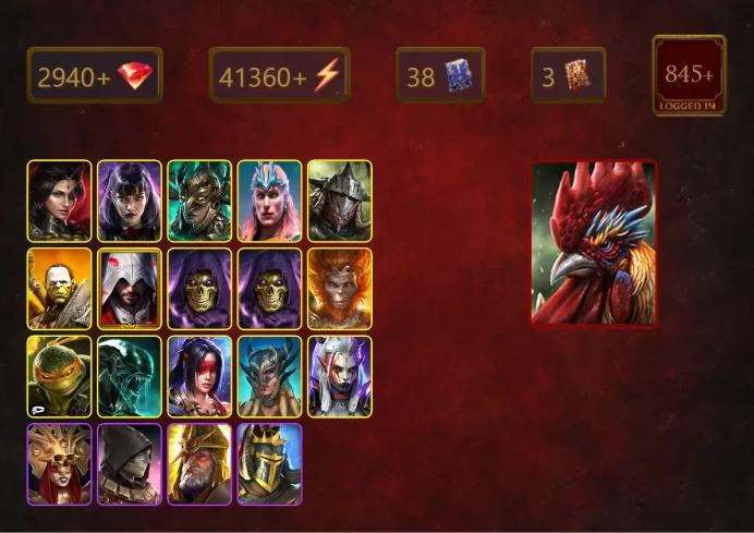 [STARTER]Galleus Bloodcrest+Tatsu+Adelyn+Alice+Leminisi the Gold-Wing+Loki+Rathalos+Artak+Ezio Auditore+Skeletor+43Epics