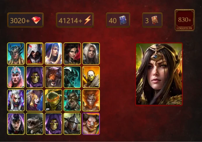 [STARTER]Martyr+Lanakis+Sabrael the Distant+Scyl+Ezio Auditore+Adelyn+Alsgor Crimsonhorn+Loki+Skeletor+Ragash+Xenomorph+35Epics