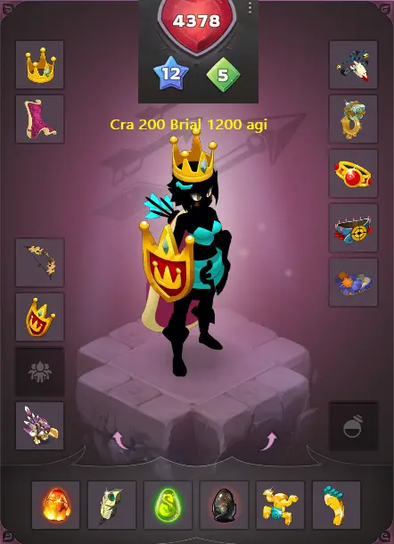 Brial Cra 200 Opti Pvp/Koli 1200 agi stuff 12PA/5PM 