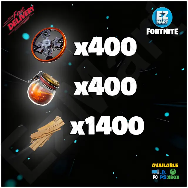 Broadside Trap Kit 400 Efficient Mechanical Parts, 400 Oxidized Mineral Powder, 1400 Planks | PC-Xbox-PS | Fast Delivery