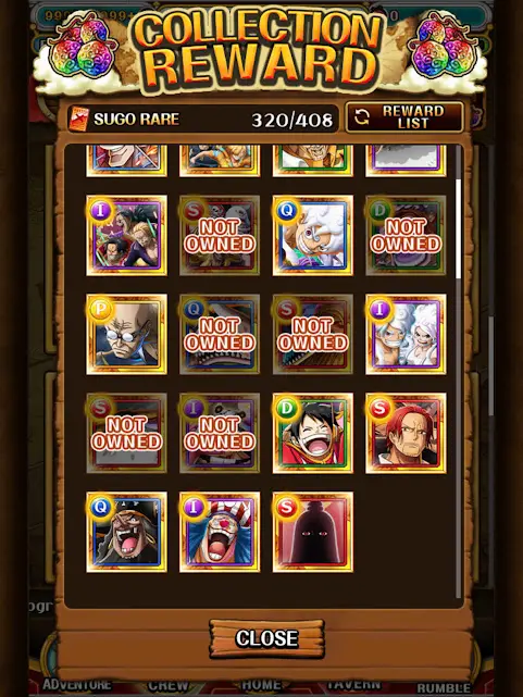 OPTC127: Global - Lv856 - 230M Bounty -   Account Mid Game  -  Sugo Rage 320/304