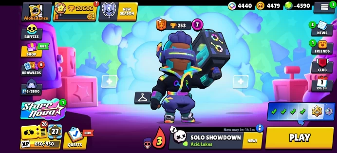[Code A288] Level 110 / 20k Trophy + 137 Skins / Negative Gems / Very Cheap