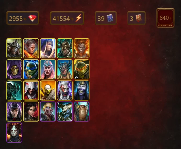 [STARTER]Martyr+Leonardo+Rathalos+Ronda+Leminisi the Gold-Wing+Wukong+Skeletor+Loki+Scyl+Michelangelo+Xenomorph+40Epics
