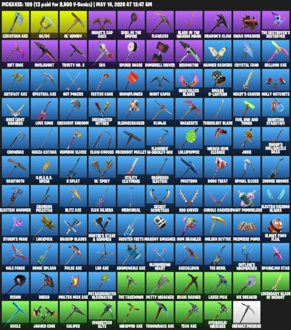 Black Knight / Leviathan Axe / Floss / Take The L . Sparkle Specialist   
