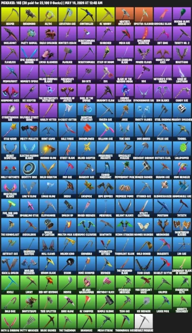 183 skins · Black Knight / Leviathan Axe / Floss / Take The L . Sparkle Specialist