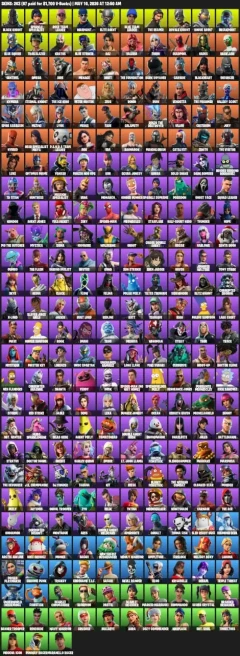 263 Skins  Black Knight / Leviathan Axe / Floss / Take The L . Sparkle Specialist     