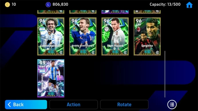 Android|PW 3156|Epic Baggio,Cafu,Ferrer,Zanetti,Drogba,Batistuta,Shevchenko,Hazard|SHW Rashford,Messi |2026|Check SS EFB1659B