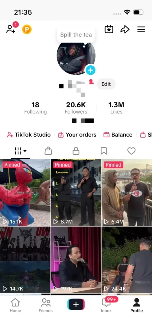SPECIAL OFFER/20K Real Followers+1.3M Real Likes/ Tiktok Shop For Creator/ Live Stream/ Full Access