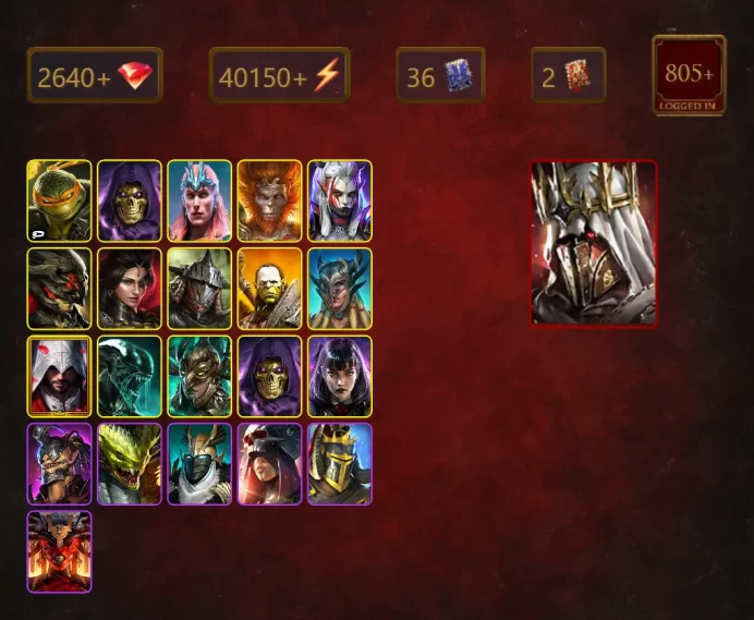 [STARTER]Siegfrund+Elva Autumnborn+Michelangelo+Skeletor+Loki+Wukong+Visix+Adelyn+Rathalos+Artak+Scyl+Ezio Auditore+43Epics