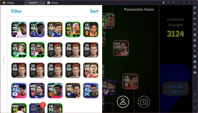 Android|PW 3124|Epic Guardiola,Totti,Drogba,Atep,Izanagi,Shevchenko|Showtime De light,Lionel Messi Etc|2026|Check SS EFB1664B