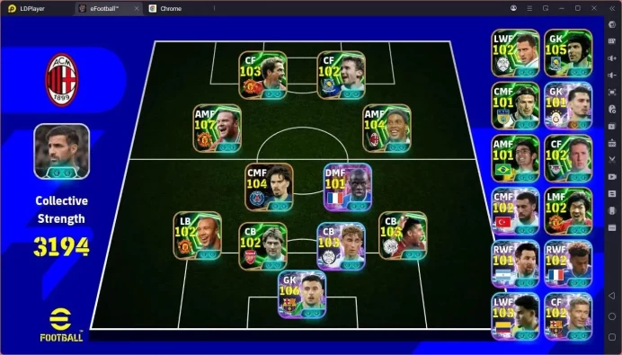 Android|PW 3194|Epic Rooney,Čech,Rijkaard,Ronaldinho|SHW García,Díaz,Huijsen,Doue,Kokcu,Messi Etc |2026|Check SS EFB1666B