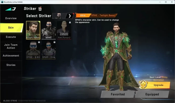 ASIA | 1 ULTRA STRIKER: Spike Twilight Baron|1 ULTRA GUN: AK47 Hellbound|1 TR Striker: Ken Ryuguji|10|More Check SS BS1131B