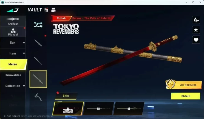 ASIA | TR Katana|TR MCX, AOT M700, AOT M4A1|Ultra AR97|1 AOT Striker|1 AOT Vehicle|3 Legendary Guns|L27|More Check SS BS1132B