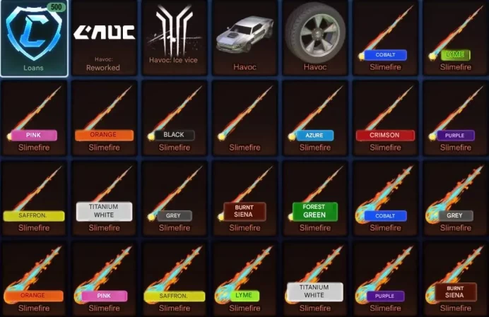 RL261 // ACCOUNT WITH Dingo, Tesla, Havoc, 2 BM, 500cr + inventory + 1 LVL + FN 82 Skins (K)
