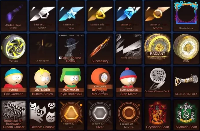 RL263 // ACCOUNT WITH  Fennec, 8 BM + inventory + 264 LVL (K)
