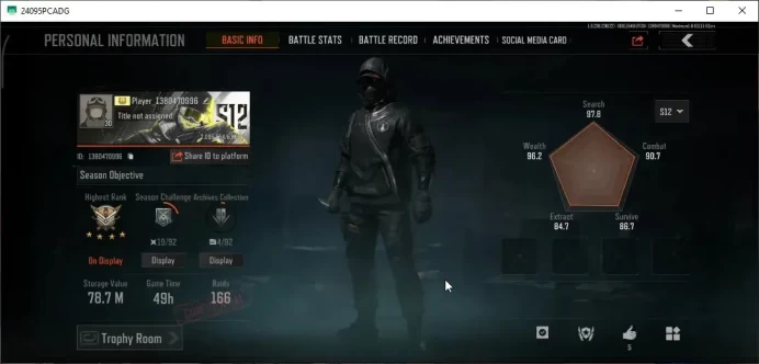 MOBILE|Lv30|SV 78.7M|CV 57.1M|Maestro AKM,B AK-74N,QS AKS-74U,Maestro AUG,HEP F2000,Etc|CN ON|Infinite|Check SS(AB3276)