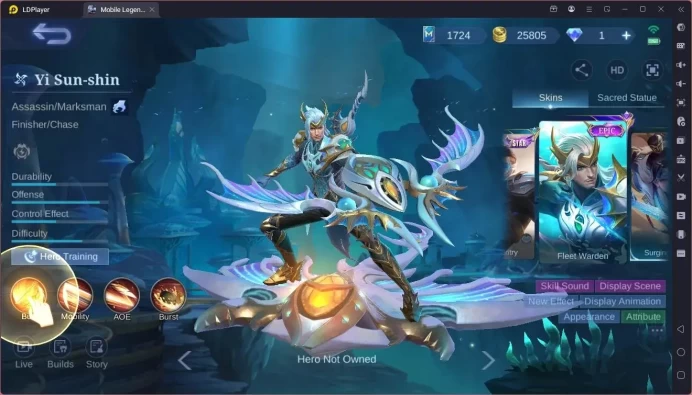 Global|Hero 61|Skin 54|Junior|SainSaiya Badang|9th Fanny|Blazing Aldous|Meowkin Julian|Epic YSS ,Lancelot|More Check SS ML2095B