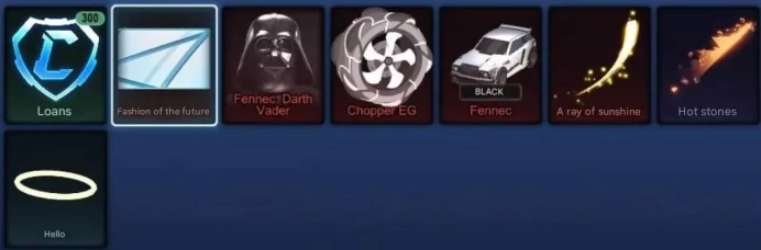 RL266 // ACCOUNT WITH Fennec Black, 300cr + inventory + 1 LVL (K)