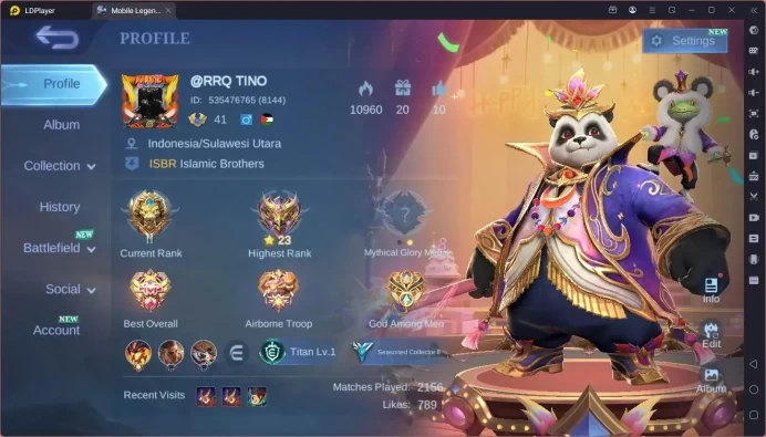 Global|Hero 69|Skin 85|Seasoned|CC Natalia|Dragon Valir|Epic Freya,Roger,Harley,Kagura,Valir|More Check SS ML2096B
