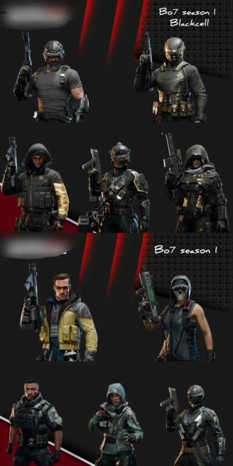 Warzone 4 - ALL Platform - Level 41 - Main Guns Level Up - BO6,BO7 Vault Edition Operators - 5 Event Camo - 1662